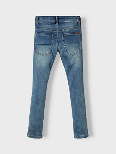 NAME IT Jungen Nkmtheo Dnmthayer 1166 Swe Pant Noos Jeans, Light Blue Denim, 134 EU