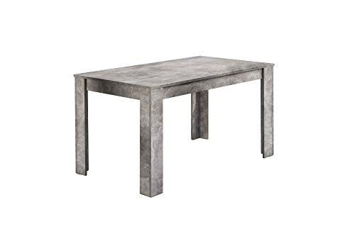 Homexperts Tisch, Beton-Optik, 120 x 80 cm