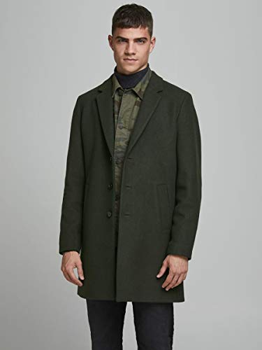 JACK&JONES Herren JJEMOULDER WOOL COAT STS Jacke, Forest Night, XL