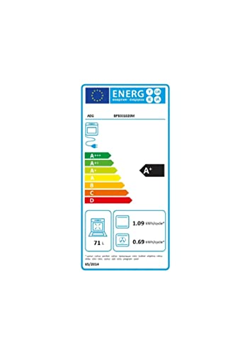 AEG BPS33102ZM Einbau-Backofen mit Pyrolytische Selbstreinigung / Grillfunktion / Display mit Uhr / Kindersicherung / Edelstahl