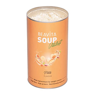 BEAVITA Diät Suppe mit Kartoffeln & Gewürzen (540g Dose) für 9 Suppen zum Abnehmen, nährstoffreicher Mahlzeitenersatz Shake, Kalorien sparen & Gewicht reduzieren mit Diät Shakes zum Abnehmen