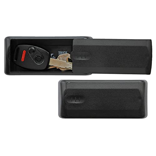 MASTER LOCK Magnetischer Schlüsselkasten [Autoschlüssel safe] 207EURD – Ideal, um Autoschlüssel zu verstecken, Schwarz, 11,9 cm x 5,1 cm x 2,9 cm