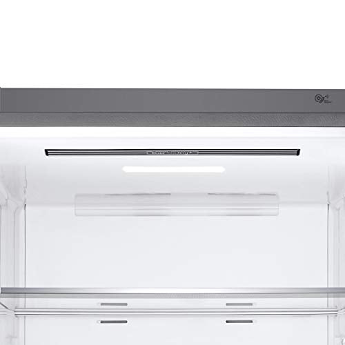 LG GBB567PZCMB1 Kühlschrank Combi 85 m, A++, Fassungsvermögen 374 l mit Wasserspender, Serie 7, Edelstahl Anti-Fingerprint