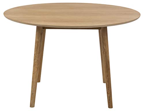 AC Design Furniture Pernille Esstisch Rund, Ø: 120 x 75,5 cm, Eiche, Holz, 1 Stk