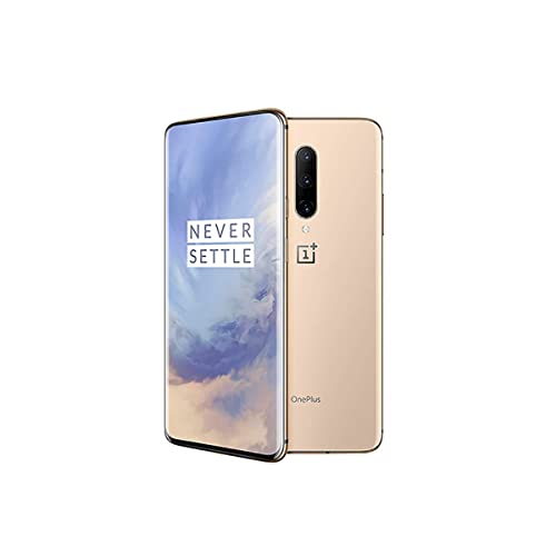 OnePlus 7 Pro Smartphone Almond (16,9 cm) AMOLED Display 8 GB RAM + 256 GB Speicher, Triple Kamera (48 MP) Pop-up Kamera (16 MP) – Dual SIM Handy