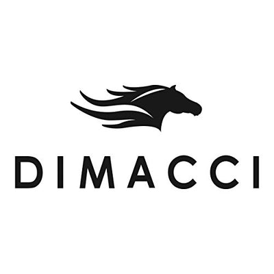 DIMACCI Trensen-Armband Kalbsleder | Favorit Kollektion in Schwarz Silber-Optik aus Edelstahl | Schmuck für Reiter-Frauen in Geschenk-Box