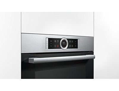 Bosch HBG635BS1 Serie 8 Einbau-Backofen, 60 x 60 cm, Made in Germany, EcoClean Direct Reinigungshilfe, AutoPilot 10 10 Automatikprogramme, 4D Heißluft Backen auf 4 Ebenen, TFT-Touchdisplay