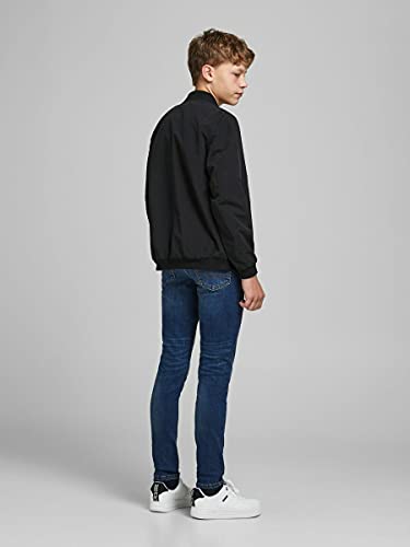 Jack & Jones Junior Jungen jjerush bomber jr Jacke, Black/, 164 EU