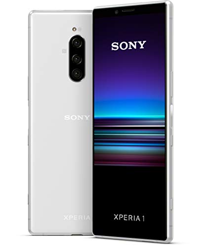 Sony Xperia 1 Smartphone Bundle (16,5 cm (6,5 Zoll) OLED Display, Dual-SIM, 128 GB Speicher, 6 GB RAM, Android 9.0) Weiß + gratis 64 GB Speicherkarte [Exklusiv bei Amazon] – Deutsche Version