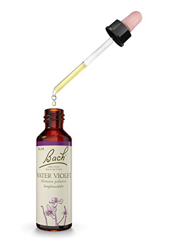 Original Bachblüten Tropfen Nr. 34 Water Violet: Herzlichere Beziehungen aufbauen mit der Bach-Blüte Wasserfeder, 20ml