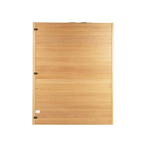 Home Deluxe – Infrarotkabine – REDSUN XXL Deluxe - Vollspektrumstrahler und Karbon-Flächenstrahler – Holz: Hemlocktanne - Maße: 150 x 150 x 190 cm I Infrarotsauna für 3-4 Personen, Wärmekabine