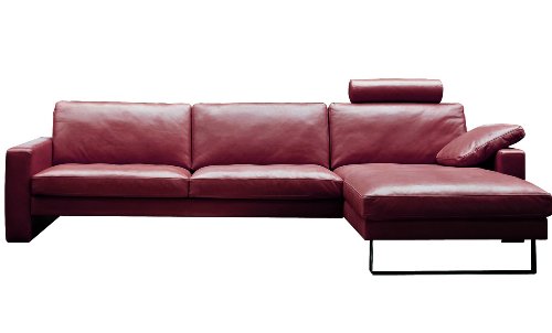 moebelhome Ecksofa, Leder Sofa Garnitur Milano-V6, Wohnlandschaft