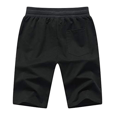 Tansozer Kurze Hosen Herren Mit Taschen Shorts Herren Sommer Sport Gym Shorts Jogginghose Herren Kurz Sweat Kurze Hose MäNner Jogging Shorts Dunkelgrau XL