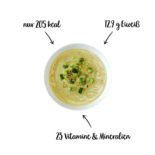 BEAVITA Diät Suppe mit Kartoffeln & Gewürzen (540g Dose) für 9 Suppen zum Abnehmen, nährstoffreicher Mahlzeitenersatz Shake, Kalorien sparen & Gewicht reduzieren mit Diät Shakes zum Abnehmen