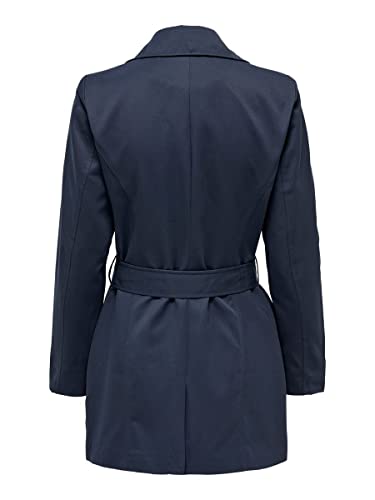 ONLY Damen ONLVALERIE Trenchcoat OTW NOOS Jacke, Night Sky, XS