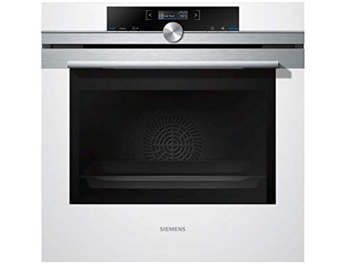 Siemens HB674GBW1 iQ700 Einbau-Elektro-Backofen / Weiß / A+ / activeClean Selbstreinigungs-Automatik / coolStart-kein Vorheizen / Backofentür mit SoftMove für gedämpftes Öffnen und Schließen