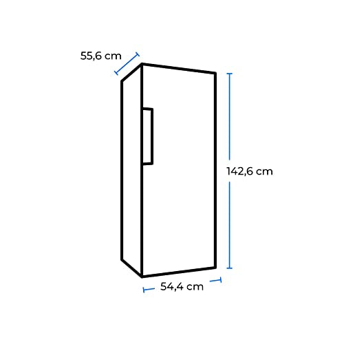 Exquisit Kühlschrank KS320-V-H-040E inoxlook | 242 L Nutzinhalt | LED-Licht | Türanschlag wechselbar | Glasablagen und Türablagen | Gemüsefach | Inoxlook | Kühlen