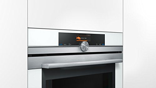 Siemens HM676G0W1 iQ700 Einbau-Elektro-Backofen mit Mikrowelle / Weiß / A+ / activeClean Selbstreinigungs-Automatik / varioSpeed / cookControl Plus vollautomatisches Braten