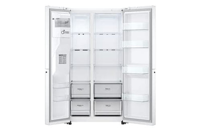 Lg amerikanischer kühlschrank 91cm 635l no-frost weiß gslv70swtf