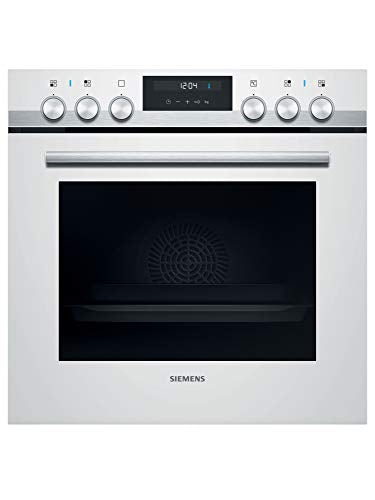 Siemens HE517ABW0 iQ500 Backofen / Klapptür / Vollglas-Innentür / 3D-Heißluft Plus / cookContol / Weiß