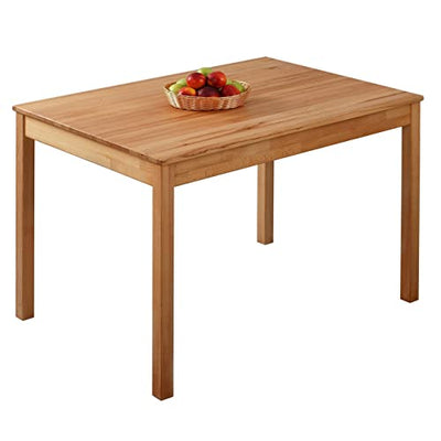 Krok Wood Esstisch Tomas aus Massivholz (Buche, 110 x 75 x 75 cm)