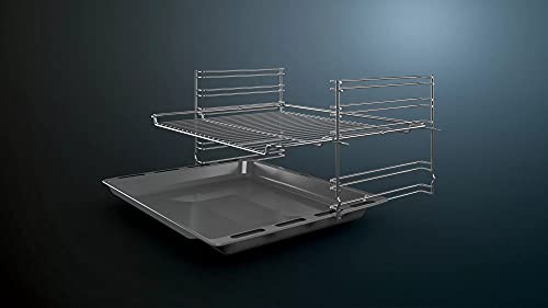 Siemens HB113FBS1 iQ100 Einbau-Elektro-Backofen / Edelstahl / A / Schnellaufheizung / 3D Heißluft Plus / Einfache Reinigung mit granit Glanz-Emaille