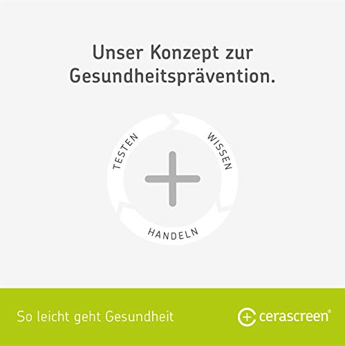 Großer Allergie Test von CERASCREEN - Umfangreiche Laboruntersuchung von 61 verschiedenen Allergenen wie Tiere oder Obst von zu Hause | Detaillierter Ergebnisbericht mit Handlungsempfehlungen