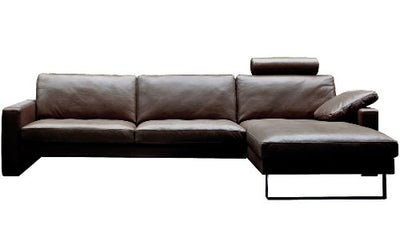 moebelhome Ecksofa, Leder Sofa Garnitur Milano-V6, Wohnlandschaft