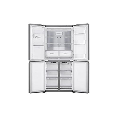 LG Electronics GML844PZ6F No Frost mit Gefrierschrank 506 l, Wasser- und Eisspender Nano, Door Cooling, Linear Cooling - Smart Kühlschrank mit Wi-Fi und Außen-LED-Display Silber