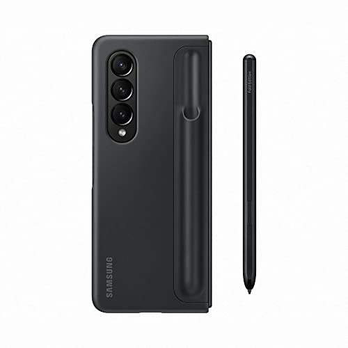 Samsung Galaxy Z Fold4 5G Mobiltelefon ohne SIM-Karte Android Klapp-Smartphone 256 GB & Standing Cover mit Pen EF-OF93P für das Galaxy Z Fold4 | Smartphone Cover, Black