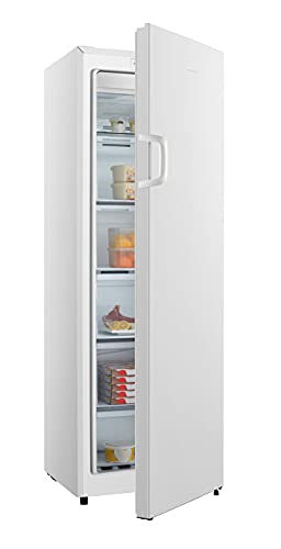 Hisense FV245N4AW2 Gefrierschrank/ TotalNoFrost/ SuperFreeze/ Türalarm/ BigBox/ 169,1 cm/ Gefrierteil 194 l/ 41 dB/ 219 kWh/ Jahr/ Inox-Look, Weiß