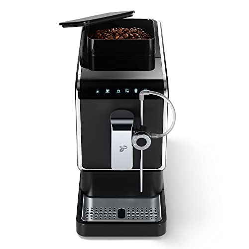 Tchibo Kaffeevollautomat Esperto Pro mit One Touch Funktion für Caffè Crema, Espresso, Cappuccino und Milchschaum, Anthrazit