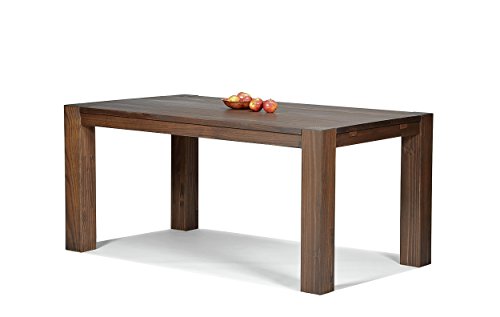 Esstisch 160x90cm Rio Bonito Farbton Cognac braun Pinie Massivholz, geölt und gewachst, Tisch, Optional: passende Bänke 140x38cm oder 160x38cm und 2er- Set Ansteckplatten 50x90cm