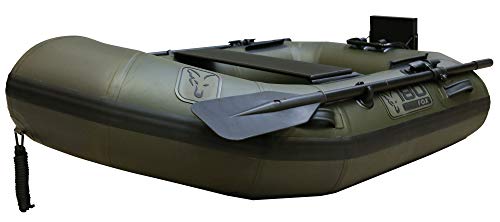 Fox 180 Green Inflatable Boat 1,80m - Schlauchboot zum Angeln auf Karpfen & Waller, Angelboot zum Auslegen von Montagen, Boot