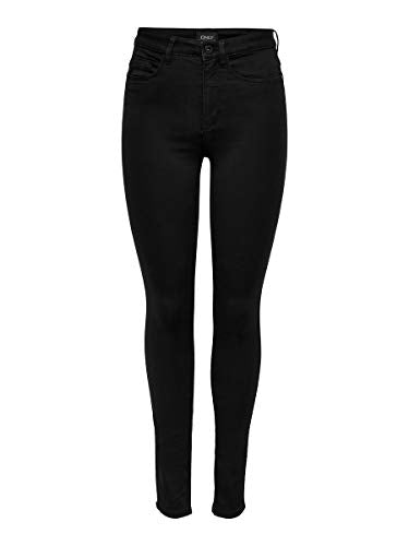 ONLY Damen Onlroyal High Sk Pim600 Noos Jeans, Schwarz, L 32L EU