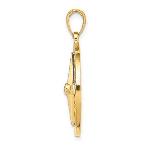 Damen-Halskette mit Anhänger, 14 Karat Gold, nautischer Kompass, Schmuck, Geschenke, Metall