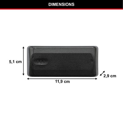 MASTER LOCK Magnetischer Schlüsselkasten [Autoschlüssel safe] 207EURD – Ideal, um Autoschlüssel zu verstecken, Schwarz, 11,9 cm x 5,1 cm x 2,9 cm