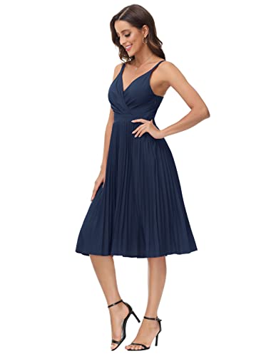 GRACE KARIN 50s Kleid Rockabilly ärmellos Partykleid Damen Vintage Kleider 50er Jahre Partykleider CL911-4 M