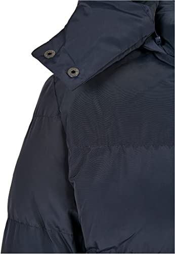 Urban Classics Jungen Boys Hooded Puffer Jacket Jacke, Navy, 122/128