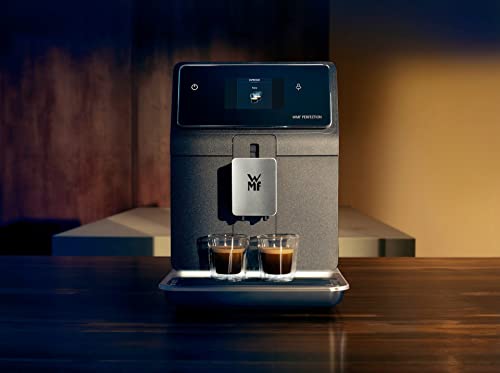 WMF Perfection 840L Kaffeevollautomat mit Milchsystem, 15 Getränkespezialitäten, Double Thermoblock, Edelstahl-Mahlwerk, Nutzerprofil Speicherung