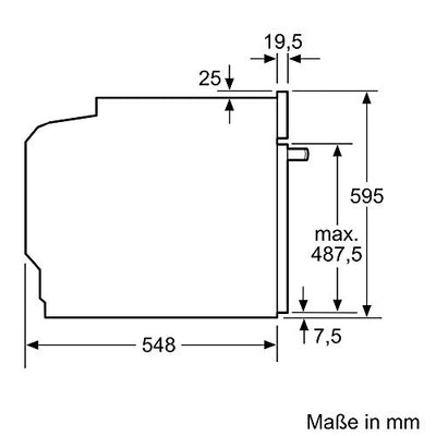 Neff B1CCE2AN0 Einbau-Backofen N50 / 60 cm / 71 l / Edelstahl / CircoTherm / EasyClean [Energieklasse A]