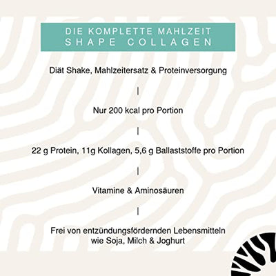 Diät Shake - Pulver zum Abnehmen (500g) | Kollagen & Eiweisshake abnehmen | Nur 200kcal | Glutenfrei, Laktosefrei & Sojafrei | leckerer & gesunder Diät Drink | JARMINO | Made in Deutschland