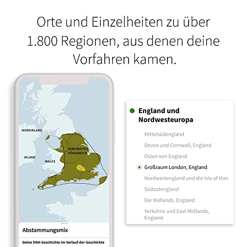 AncestryDNA: Genetischer Ahnenforschungstest, Abstammungsmix, AncestryDNA-Test