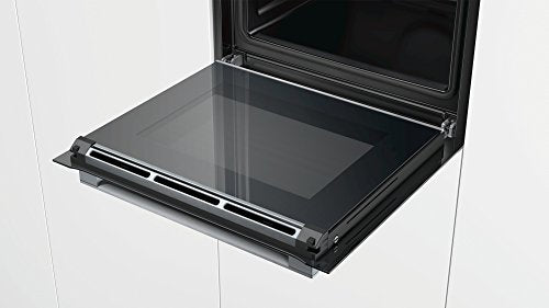 Bosch HBG635BB1 Serie 8 Einbau-Backofen, 60 x 60 cm, Made in Germany, EcoClean Direct Reinigungshilfe, AutoPilot 10 10 Automatikprogramme, 4D Heißluft Backen auf 4 Ebenen, TFT-Touchdisplay