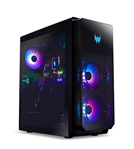 Predator Orion 7000 (PO7-640) Gaming PC Windows 11 Home - Intel Core i9-12900K (Bis zu 5,2 GHz Turbo-Boost), 64 GB DDR5 RAM, 1 TB GB M.2(SSD) + 1 TB GB M.2(SSD), NVIDIA GeForce RTX 3090 (24 GB GDDR6X)