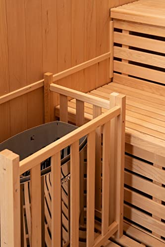 Trade-Line-Partner Sauna/Ecksauna mit Harvia Saunaofen ECK ! NEU ! (Infrarotkabine) / 5 Personen