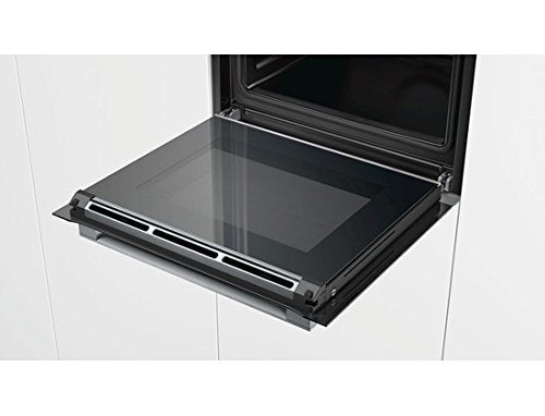 Bosch HBG635BS1 Serie 8 Einbau-Backofen, 60 x 60 cm, Made in Germany, EcoClean Direct Reinigungshilfe, AutoPilot 10 10 Automatikprogramme, 4D Heißluft Backen auf 4 Ebenen, TFT-Touchdisplay