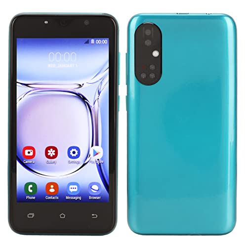 Mobil, Vorderseite 5MP RüCkseite 8MP HD Blue Resolution Smartphone 100-240V (EU-Stecker)