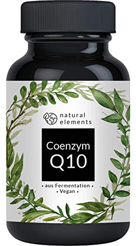 Coenzym Q10-200mg pro Kapsel - 120 vegane Kapseln - Hochwertiges Q10 aus pflanzlicher Fermentation - Laborgeprüft, hochdosiert, vegan