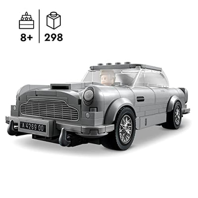 LEGO 76911 Speed Champions 007 Aston Martin DB5, James Bond Spielzeug, Automodell Nachbildung mit Minifigur, Keine Zeit zu Sterben, Set zum Sammeln